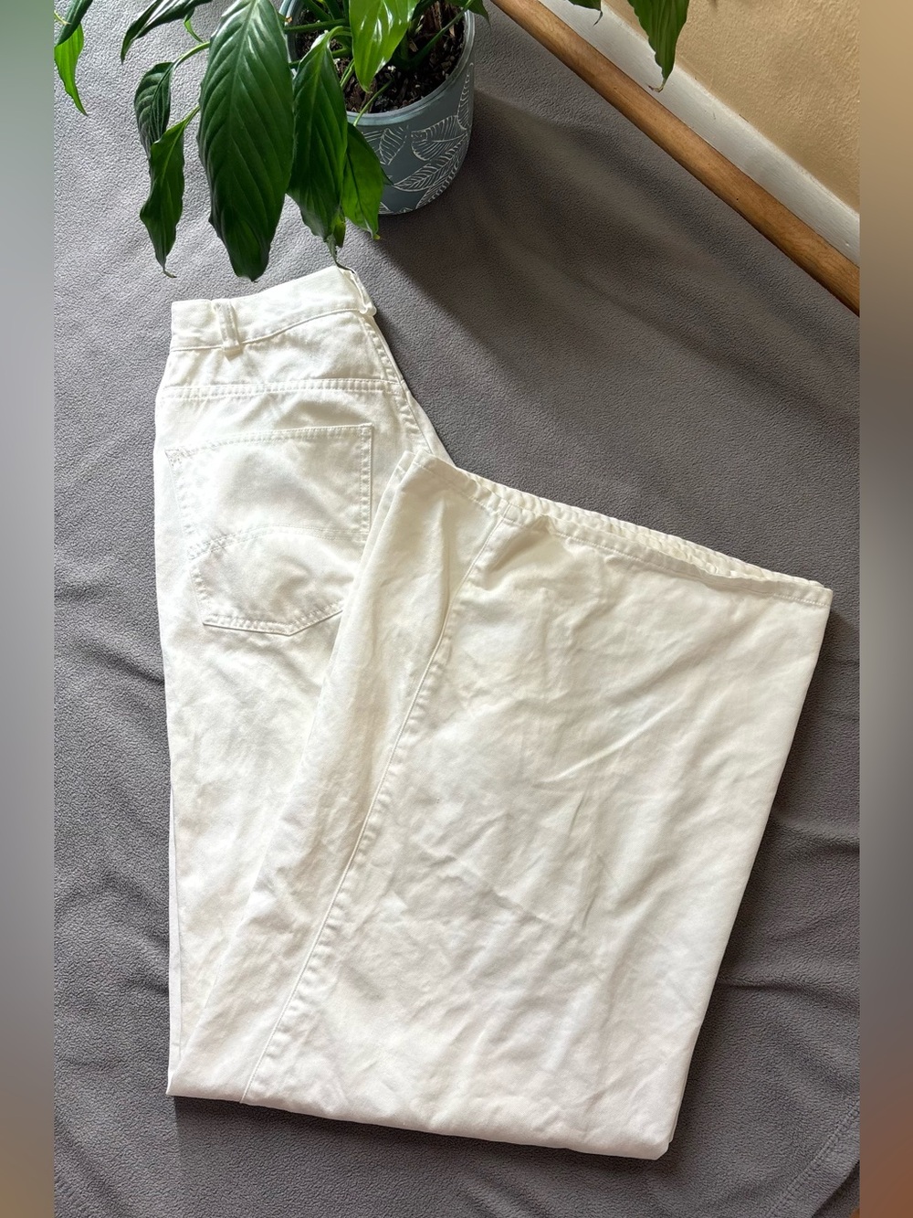 Armani Jeans wide-leg cotton jeans